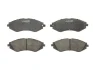 Комплект гальмівних колодок передн, CHEVROLET ASTRA, EVANDA, LACETTI, LANOS, NUBIRA, REZZO, SPARK, TRAX, VECTRA, ZAFIRA DAEWOO ARANOS, CIELO, EVANDA, LANOS, LEGANZA, LEMANS 1.2-2.5 09.90- ABE C10003ABE (фото 1)