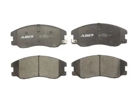 Комплект гальмівних колодок передн, CHEVROLET CAPTIVA, CRUZE, EQUINOX OPEL ANTARA A PONTIAC TORRENT SUZUKI XL7 1.8-3.6 04.03- ABE C10020ABE (фото 1)