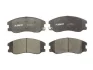 Комплект гальмівних колодок передн, CHEVROLET CAPTIVA, CRUZE, EQUINOX OPEL ANTARA A PONTIAC TORRENT SUZUKI XL7 1.8-3.6 04.03- ABE C10020ABE (фото 1)