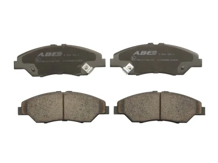 Комплект гальмівних колодок передн, KIA RETONA, SPORTAGE 2.0/2.0D 04.94-08.03 ABE C10305ABE