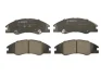 Комплект гальмівних колодок передн, KIA CERATO I, CERATO II, CERATO KOUP III, RIO I 1.3-2.0D 08.00- ABE C10322ABE (фото 1)