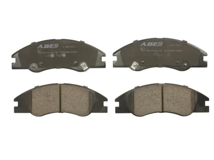 Комплект гальмівних колодок передн, KIA CERATO I, CERATO II, CERATO KOUP III, RIO I 1.3-2.0D 08.00- ABE C10322ABE