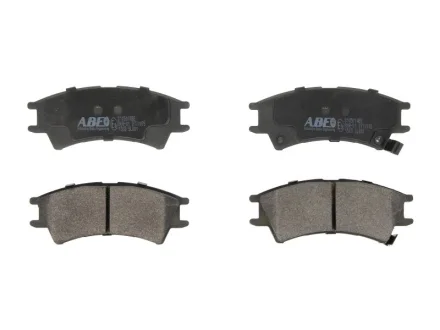 Комплект гальмівних колодок передн, HYUNDAI ATOS 1.0/1.1 02.98-12.10 ABE C10501ABE