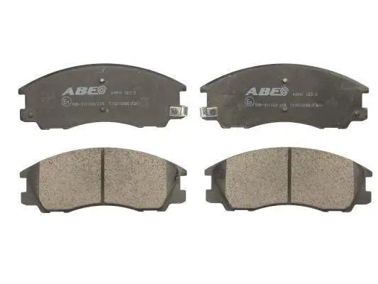 Комплект гальмівних колодок передн, HYUNDAI TERRACAN LEXUS IS II 2.5D/2.9D/3.5 11.01-03.13 ABE C10512ABE (фото 1)
