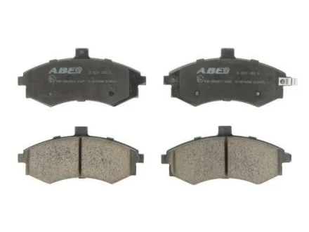 Комплект гальмівних колодок передн, HYUNDAI ELANTRA III, MATRIX KIA CERATO I 1.5D-2.0D 06.00-08.10 ABE C10515ABE