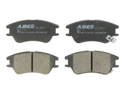 Комплект гальмівних колодок передн, HYUNDAI ATOS 1.0/1.1 02.98-12.10 ABE C10520ABE