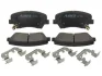 Комплект гальмівних колодок передн, HYUNDAI ACCENT IV, ELANTRA V, ELANTRA VI, EQUUS / CENTENNIAL, GENESIS, GRANDEUR, I30, IONIQ, NEXO, SANTA FE IV, SANTA FÉ II, SOLARIS 1.0-Electric 01.07- ABE C10529ABE (фото 1)
