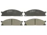 Комплект гальмівних колодок передн, FORD MAVERICK LDV CUB NISSAN NAVARA, NP300, PATHFINDER I, PATHFINDER II, PICK UP, PRIMERA, TERRANO I, TERRANO II, URVAN, VANETTE SUBARU SVX 1.5-3.3 12.82- ABE C11039ABE (фото 3)