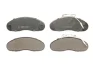 Комплект гальмівних колодок передн, RVI B, MESSENGER NISSAN CABSTAR E, NAVARA, PICK UP, TRADE RENAULT MASTER I ROVER MINI 1.3-3.0D 08.80- ABE C11046ABE (фото 1)