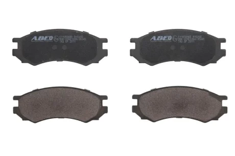 Комплект гальмівних колодок передн, NISSAN CEDRIC, NAVARA, PICK UP, PRIMERA, SUNNY III, VANETTE 1.2-3.0 12.80- ABE C11050ABE