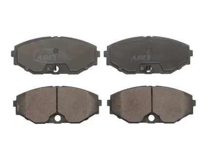 Комплект гальмівних колодок передн, INFINITI J30, Q45 I NISSAN ALTIMA, AVENIR, CEDRIC, CEFIRO III, CUBE, MAXIMA / MAXIMA QX IV, MAXIMA / MAXIMA QX V, MICRA III, NOTE 1.2-4.5 01.89-12.12 ABE C11065ABE