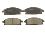 Комплект гальмівних колодок передн, ACURA MDX HONDA CR-Z INFINITI Q45 I, Q45 II, QX4 NISSAN CARAVAN, PATHFINDER II, QUEST, TERRANO II, X-TRAIL I 1.5H-4.1 10.92- ABE C11066ABE (фото 1)