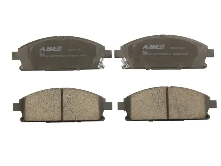 Комплект гальмівних колодок передн, ACURA MDX HONDA CR-Z INFINITI Q45 I, Q45 II, QX4 NISSAN CARAVAN, PATHFINDER II, QUEST, TERRANO II, X-TRAIL I 1.5H-4.1 10.92- ABE C11066ABE