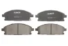 Комплект гальмівних колодок передн, HONDA CR-Z INFINITI QX4 NISSAN CARAVAN, PATHFINDER II, QUEST, TERRANO II, X-TRAIL I, X-TRAIL II 1.5H-3.5 10.92- ABE C11076ABE (фото 1)