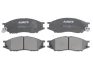 Комплект гальмівних колодок передн, NISSAN AD, ALMERA CLASSIC, ALMERA II, SENTRA V, WINGROAD / AD 1.3-2.2D 06.99- ABE C11100ABE (фото 1)