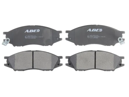 Комплект гальмівних колодок передн, NISSAN AD, ALMERA CLASSIC, ALMERA II, SENTRA V, WINGROAD / AD 1.3-2.2D 06.99- ABE C11100ABE