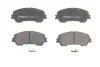 Комплект гальмівних колодок передн, NISSAN QASHQAI II, X-TRAIL, X-TRAIL III RENAULT KADJAR, KOLEOS II 1.2-2.5 11.13- ABE C11102ABE (фото 1)