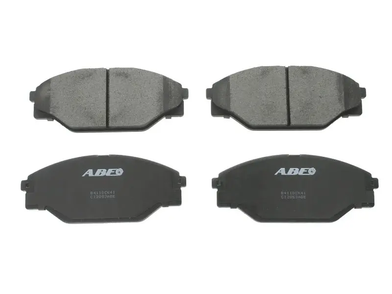 Комплект гальмівних колодок передн, TOYOTA CENTURY, DYNA 200, HIACE III, HIACE IV, HILUX IV, HILUX VI 2.0-4.0 10.82-07.05 ABE C12053ABE (фото 1)