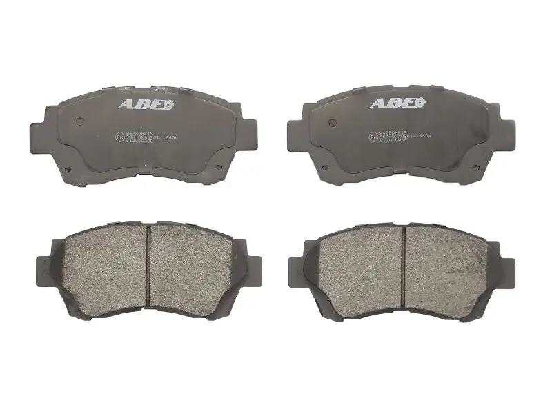 Комплект гальмівних колодок передн, CITROEN ZX LEXUS LS TOYOTA ALTEZZA, ALTEZZA GITA, ARISTO, AVALON, BREVIS, CALDINA, CAMRY, CELICA, CELSIOR, CENTURY, CHASER, COROLLA 1.4-4.3 10.82-08.14 ABE C12060ABE (фото 1)