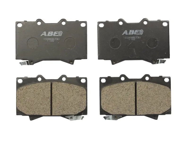 Комплект гальмівних колодок передн, LEXUS LX TOYOTA 4 RUNNER V, FORTUNER, HIACE / COMMUTER V, HIACE V, LAND CRUISER, LAND CRUISER 100, LAND CRUISER 90, LAND CRUISER PRADO 2.5D-4.7 01.90- ABE C12088ABE (фото 1)