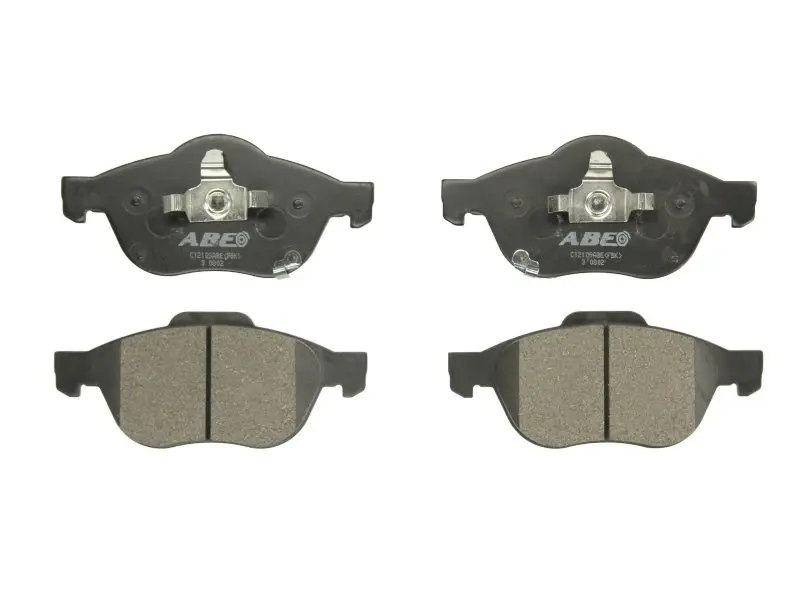 Комплект гальмівних колодок передн, TOYOTA AVENSIS, AVENSIS VERSO, CALDINA, COROLLA 1.4-2.0D 05.97-11.09 ABE C12109ABE (фото 1)