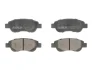 Комплект гальмівних колодок передн, CITROEN C1, C1 II PEUGEOT 107, 108 TOYOTA AYGO, YARIS 1.0-1.4D 06.05- ABE C12112ABE (фото 1)