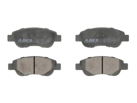 Комплект гальмівних колодок передн, CITROEN C1, C1 II PEUGEOT 107, 108 TOYOTA AYGO, YARIS 1.0-1.4D 06.05- ABE C12112ABE
