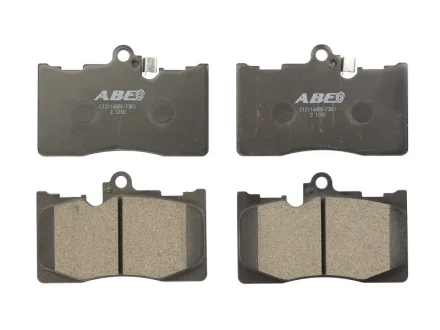Комплект гальмівних колодок передн, INFINITI FX, G, M, M37, Q50, Q60, Q70, QX70 LEXUS GS, IS II, IS III, RC NISSAN 370Z TOYOTA CELSIOR, COROLLA, MARK X II, RAV 4 III, VERSO S 1.33-5.6 09.00- ABE C12116ABE