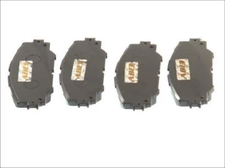 Комплект гальмівних колодок передн, PONTIAC VIBE TOYOTA ALLION II, AURIS, CAMRY, COROLLA, MARK X ZIO I, MIRAI, NOAH/VOXY, PREMIO, PRIUS C, PRIUS PLUS, RACTIS, RAV 4 III 1.0-Electric 09.05- ABE C12122ABE
