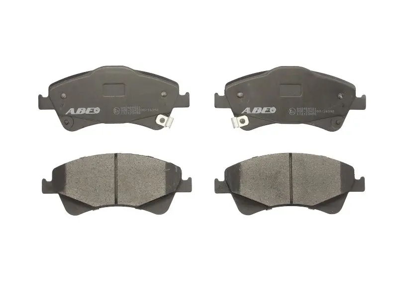 Комплект гальмівних колодок передн, TOYOTA ALLION II, AURIS, AVENSIS, COROLLA, NOAH/VOXY, PREMIO, RAV 4 III, URBAN CRUISER, VERSO, VERSO S 1.33-3.5 05.97- ABE C12123ABE (фото 1)