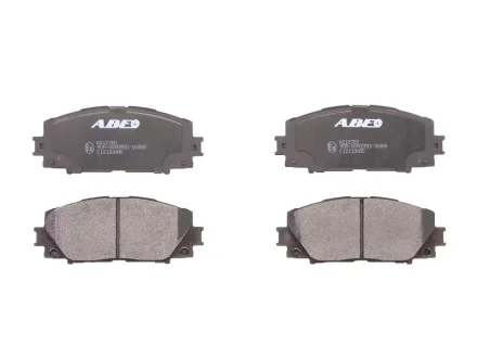 Комплект гальмівних колодок передн, LEXUS CT TOYOTA ALLION II, COROLLA, PREMIO, PRIUS, PRIUS C, PRIUS PHV, RACTIS, VERSO S, YARIS, YARIS / VIOS 1.0-1.8H 01.05- ABE C12133ABE