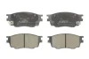 Комплект гальмівних колодок передн, MAZDA 3, 6, 626 V 1.8/1.9/2.3 01.00-06.09 ABE C13051ABE (фото 1)