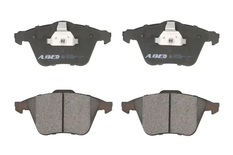 Комплект гальмівних колодок передн, VOLVO C30, C70 II, S40 II, V40, V50, XC90 I FORD FOCUS II MAZDA 3, 6 OPEL SIGNUM, VECTRA C, VECTRA C GTS SAAB 9-3, 9-3X 1.5-3.2 06.02-08.19 ABE C13065ABE (фото 1)