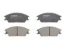 Комплект гальмівних колодок передн, HONDA ACCORD II HYUNDAI ACCENT, ACCENT I, ACCENT II, ELANTRA III, GETZ, LANTRA I, PONY, PONY / EXCEL, S, SONATA III 1.1-2.0 09.83-12.10 ABE C14020ABE (фото 1)