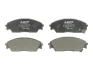 Комплект гальмівних колодок передн, HONDA CIVIC IV, CIVIC VI, CONCERTO, CRX II, INTEGRA, PRELUDE III 1.2-2.0D 04.87-08.01 ABE C14023ABE (фото 1)