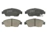 Комплект гальмівних колодок передн, HONDA CITY IV, CIVIC IV, CIVIC V, CIVIC VI, CIVIC VII, CIVIC VIII, CRX III, CR-Z, DOMANI, INTEGRA, JAZZ, JAZZ II, ODYSSEY 1.3-2.3 09.87-03.14 ABE C14033ABE (фото 1)