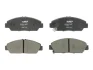 Комплект гальмівних колодок передн, HONDA ACCORD IV, ACCORD V, ACCORD VI, ACCORD VII, CIVIC VII, CR-V I, HR-V, INTEGRA, LEGEND IV, ODYSSEY, ORTHIA / PARTNER, PRELUDE III 1.6-3.7 04.87- ABE C14037ABE (фото 1)