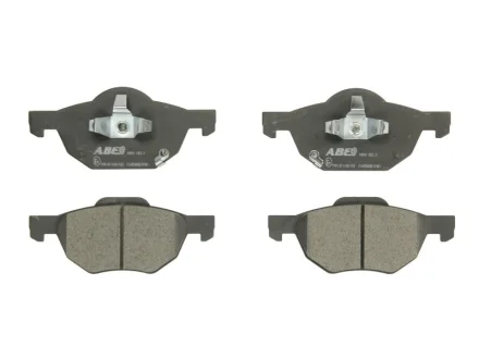 Комплект гальмівних колодок передн, HONDA ACCORD VII, ODYSSEY 2.0-3.0 10.97-05.08 ABE C14050ABE