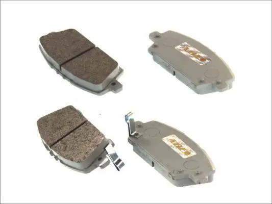Комплект гальмівних колодок передн, HONDA CIVIC IX, CIVIC VIII, CR-V IV 1.3-2.4 09.05-12.17 ABE C14051ABE (фото 1)