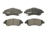 Комплект гальмівних колодок передн, HONDA ACCORD IV, ACCORD IX, ACCORD V, ACCORD VI, ACCORD VII, ACCORD VIII, CIVIC VIII, CR-V I, CR-V II, CR-V III, CR-V IV, CR-V V, CR-Z, ELEMENT 1.3-3.7 09.89- ABE C14053ABE (фото 1)