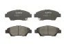 Комплект гальмівних колодок передн, HONDA CITY V, CIVIC VIII, CR-Z, INSIGHT, JAZZ, JAZZ III, JAZZ IV, JAZZ V 1.2-1.5H 01.06- ABE C14056ABE (фото 1)