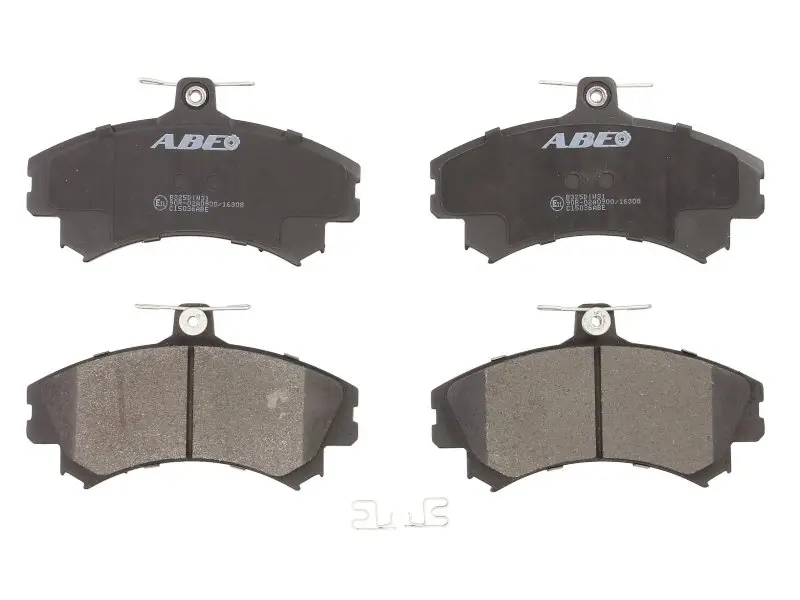 Комплект гальмівних колодок передн, VOLVO S40 I, V40 MITSUBISHI CARISMA, COLT CZC VI, COLT VI, SPACE STAR 1.1-2.0D 05.95-06.12 ABE C15036ABE (фото 1)