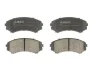 Комплект гальмівних колодок передн, MAZDA MPV I MITSUBISHI ECLIPSE, ECLIPSE II, ECLIPSE III, ENDEAVOR, GRANDIS, L200, LANCER VII, LANCER VIII, OUTLANDER I, OUTLANDER III 1.6-4.5 11.86- ABE C15040ABE (фото 1)