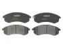Комплект гальмівних колодок передн, MITSUBISHI COLT VI, DELICA / SPACE GEAR, ECLIPSE, ECLIPSE II, ECLIPSE III, L 300 III, L200, L400, LANCER IV, LANCER V, LANCER VII, LANCER VIII 0.7-3.5 03.80- ABE C15042ABE (фото 1)