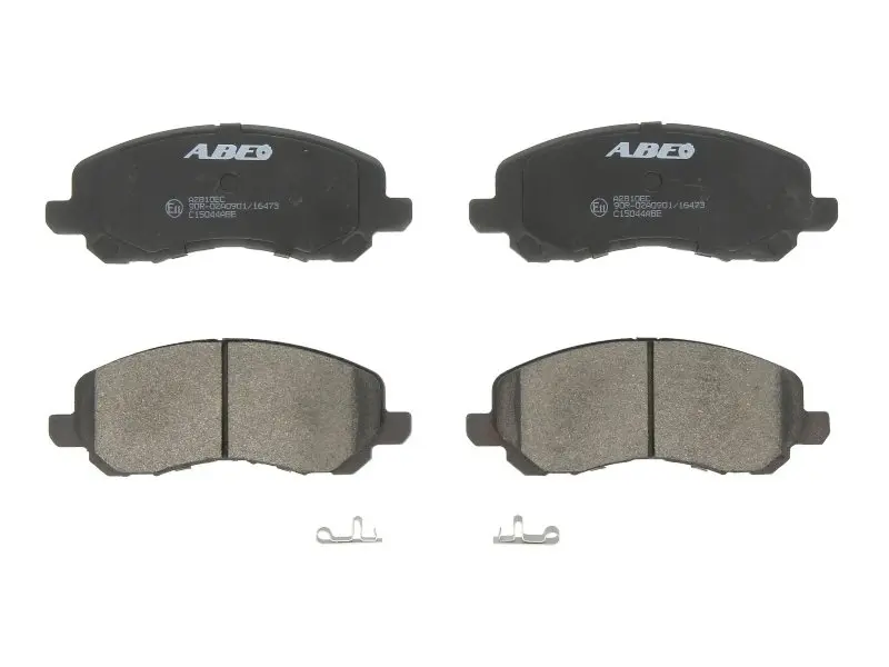 Комплект гальмівних колодок передн, CHRYSLER 200, SEBRING, STRATUS CITROEN C4 AIRCROSS DODGE AVENGER, CALIBER, CARAVAN, STRATUS JEEP COMPASS, PATRIOT LANCIA FLAVIA 0.7-3.8 03.80- ABE C15044ABE (фото 1)