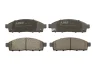 Комплект гальмівних колодок передн, FIAT FULLBACK MITSUBISHI L200, L200 / TRITON, PAJERO SPORT II NISSAN NV200, NV200 / EVALIA 1.5D-3.5 01.04- ABE C15046ABE (фото 1)
