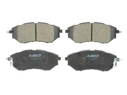 Комплект гальмівних колодок передн, SUBARU FORESTER, IMPREZA, LEGACY III, LEGACY IV, LEGACY V, LEGACY VI, LEVORG, OUTBACK, TRIBECA, XV 1.5-3.6 08.00- ABE C17017ABE