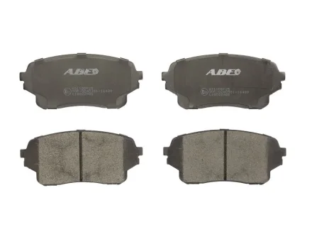 Комплект гальмівних колодок передн, SUZUKI GRAND VITARA I, GRAND VITARA II, SPLASH, SWIFT III, XL-7 1.2-2.7 02.01- ABE C18022ABE