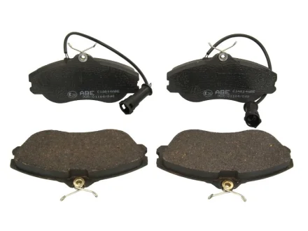 Комплект гальмівних колодок передн, AUDI 100 C3, 200 C3, 80 B4, A4 B6, COUPE B3, QUATTRO PORSCHE 959 1.8-2.8 07.80-10.05 ABE C1A014ABE