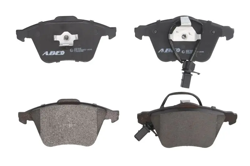 Комплект гальмівних колодок передн, AUDI A4 B6, A4 B7, A4 B8, A6 ALLROAD C6, A6 C5, A6 C6, A8 D3 SEAT EXEO, EXEO ST 1.8-6.0 02.97-12.15 ABE C1A042ABE (фото 1)